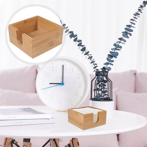 Bamboo Napkin Holder Table Top Napkin Basket for Napkins Kitchen Bamboo Napkins Dispenser in Kuwait