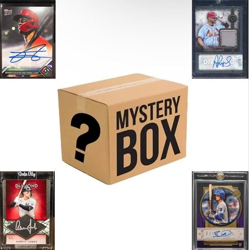 Baseball Sports Card Mystery Pack | Contains 25 Cards | 1x Autograph or Relic Cards Guaranteed | 3X Rookie Cards Guaranteed in Kuwait