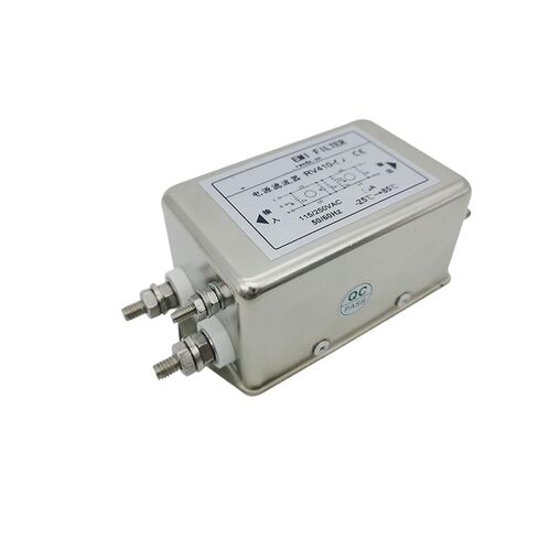 RV410-40A-50A 220 فولت تيار متردد أحادي الطور مزدوج القسم مرشح الطاقة المحسن 110 فولت 250 فولت (40 أمبير RV410-40) in Kuwait