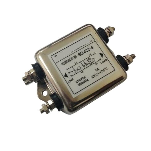 SQ422-6A مرشح التيار المتردد أحادي الطور ثنائي القسم مرشح ثانوي 110V220V in Kuwait