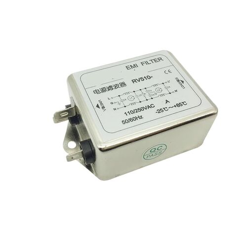 RV510-1A-3A مرشح الطاقة المحسن ثنائي الطور AC أحادي الطور 110v250V (1A RV510-1) in Kuwait