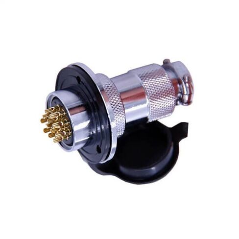 GX25 12 Pin Male to Female Straight Plug and Socket Flange Mount Connector 25mm Round Flange 5sets in Kuwait