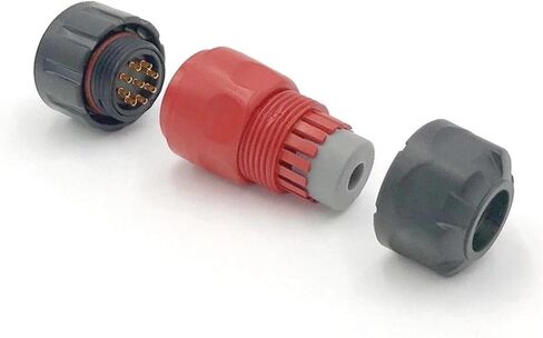 9 pin power signal industrial connector female outdoor waterproof in Kuwait