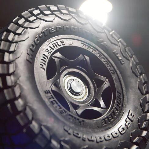 Pro Eagle x BFGoodrich KM3 Wheels Set (4 Pack) – Off-Road Style Replacement Tires for Jack – Fits 2 Ton Beast, 3 Ton Kratos, & 3 Ton Abrams – Includes Bearings & c clips – Set of 4 (2x 6" & 2x 8") in Kuwait