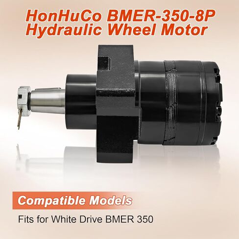 محرك عجلة هيدروليكي BMER-350-8P متوافق مع محمل AGT MX12RX Excavator MX-MZT14 للمحرك الأبيض BMER 350 in Kuwait