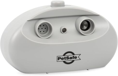 PetSafe Indoor Ultrasonic Dog Bark Control - No Collar Needed - Up to 25 ft Range - Anti-Bark Pet Training System - Automatic with Manual Trainer Button in Saudi Arabia