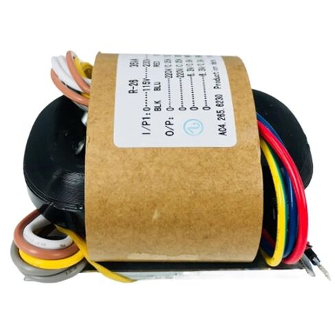 1PC 35W Sec Voltage 220V x2 + 6.3V x2 R-Core Transformer for Tube preamp DAC amp DIY in Kuwait