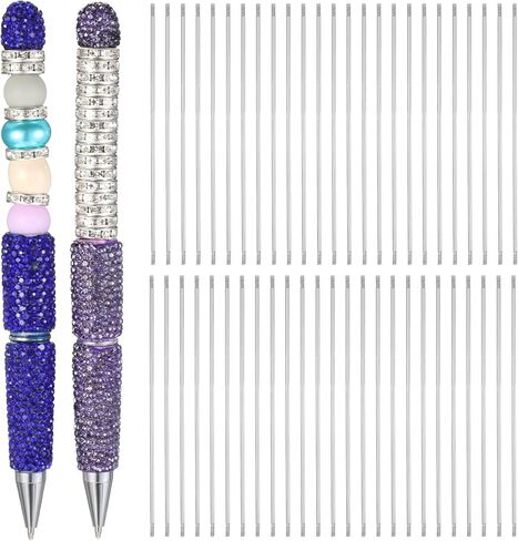 50PCS Pen Extenders for Beadable Pens Bulk 4.6 Inch Rust-Resistance Stainless Steel Beadable Pen Extender Rods with Metal Blank Bars for Beadable Pens in Kuwait