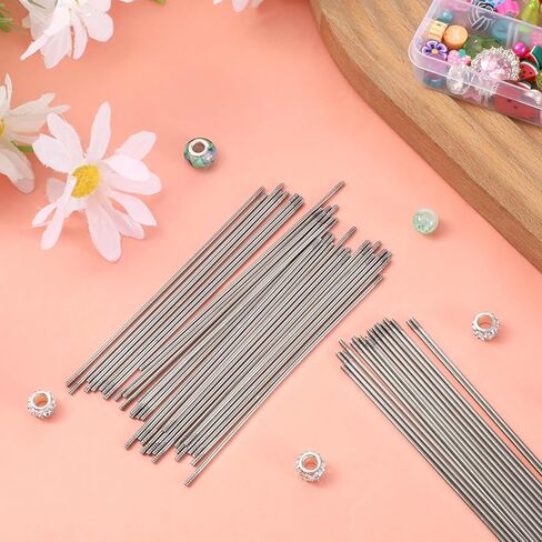 50PCS Pen Extenders for Beadable Pens Bulk 4.6 Inch Rust-Resistance Stainless Steel Beadable Pen Extender Rods with Metal Blank Bars for Beadable Pens in Kuwait