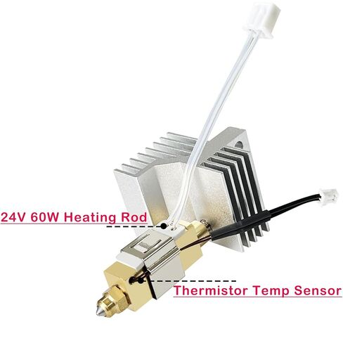 3D Printer Accessories Compatible with Centauri Carbon Ceramic Heater and Thermistor Temp Sensor, Heating Fast, Temperature Stable, Hotend Quick Replacement Parts, Plug and Play in Kuwait