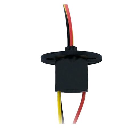 كبسولة صغيرة زلة حلقة 1 قطعة 3CH 2A موصل Slipring ضياء 12.4 مللي متر دوران غير محدود موصل مشترك كبسولة جامع حلقة مع شفة in Kuwait