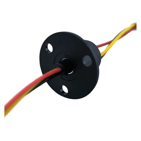 كبسولة صغيرة زلة حلقة 1 قطعة 3CH 2A موصل Slipring ضياء 12.4 مللي متر دوران غير محدود موصل مشترك كبسولة جامع حلقة مع شفة in Kuwait