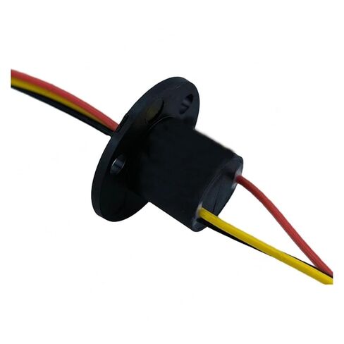 كبسولة صغيرة زلة حلقة 1 قطعة 3CH 2A موصل Slipring ضياء 12.4 مللي متر دوران غير محدود موصل مشترك كبسولة جامع حلقة مع شفة in Kuwait