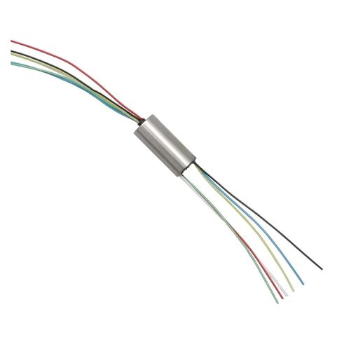 حلقة انزلاق كبسولة صغيرة 1 قطعة 1-2A 4CH 6CH موصل انزلاقي ضياء 5.5/6/7.8 مم 360 درجة حلقات تجميع كهربائية دوارة مع سلك AWG28 (ضياء 5.5 مم 4CH) in Kuwait