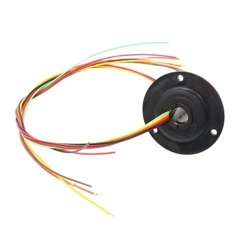 Small Capsule Slip Ring 1PCS 6 Wire Channels 2A Hole 10mm Hollow Slip Ring Conductive Electric Slipring Rotary Joint Connector 240V AC/DC in Kuwait