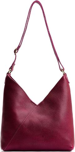 Portland Leather Goods Naomi Shoulder Bag – Handmade Slouchy Bag with Adjustable Crossbody Strap & Secure Magnetic Closure in Saudi Arabia