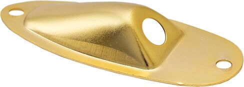 Musiclily Boat Style Electric Guitar Output Jack Plate, Gold (2 Pieces) in Kuwait