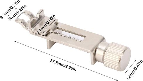 Electric Guitar Bridge Intonation Tool, Metal Guitar Tremolo Bridge Stabilizer, Portable Intonation Adjuster Control Repair Tool for Electric Guitars, 2.28x0.5in in Kuwait