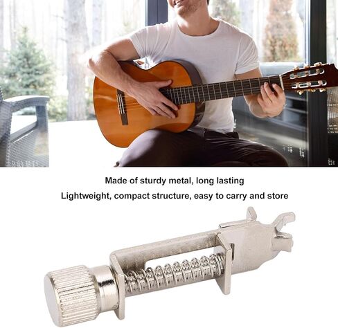 Electric Guitar Bridge Intonation Tool, Metal Guitar Tremolo Bridge Stabilizer, Portable Intonation Adjuster Control Repair Tool for Electric Guitars, 2.28x0.5in in Kuwait