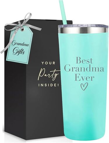 Best Mom Ever Gifts Tumbler - Stainless Steel 22 Oz Mint Green Best Mom Tumbler with Straw and Lid - Ideal Mothers Day Gift, Coffee & Water Bottle for New Moms - Best Mom Cup Present in Kuwait