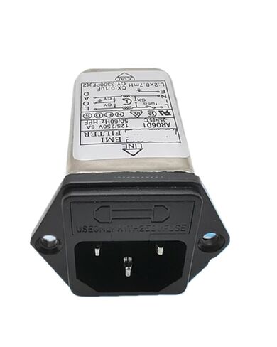 مرشح تأمين أحادي الطور 220 فولت مع مقبس AR06D1 6A 10A Power Filter(R06D1) in Kuwait