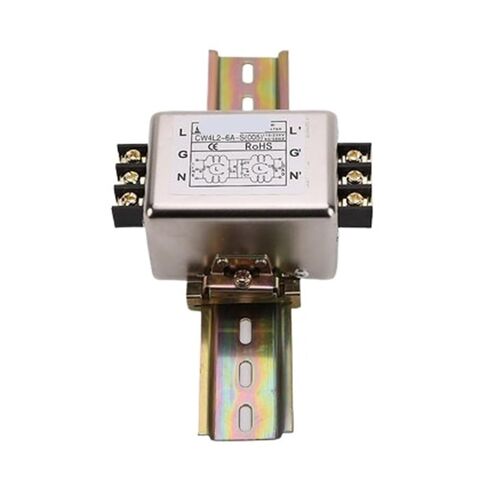 CW4L2-20A-S(005) مرشح الطاقة 220 فولت كتلة طرفية 6A10A30A نوع السكك الحديدية (CW4L2-20A -S -005 دليل السكك الحديدية) in Kuwait