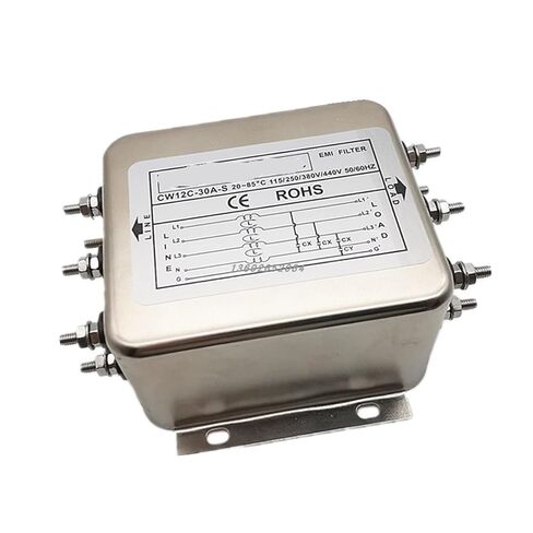 Three-Phase Four-Wire Power Filter CW12C-30A-S 30A AC 380V Anti-Interference in Kuwait