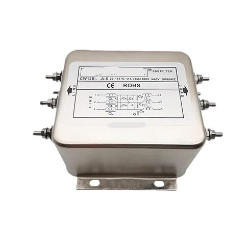مرشح الطاقة CW12B-20A-S 10A 30A 40A 50A 60A ثلاث مراحل 380 فولت ثلاثة أسلاك (CW12B-10A-S) in Kuwait