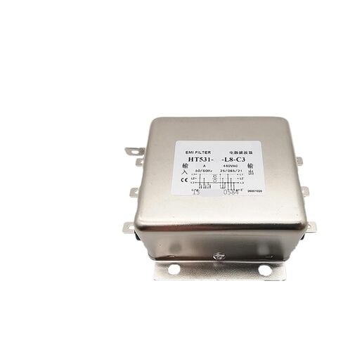فلتر طاقة ثلاثي الطور ثلاثي الأسلاك 380VAC HT531-10-L8-C3 20A 10A 45A 100A مضاد للتدخل (HT531-20-L8-C3) in Kuwait