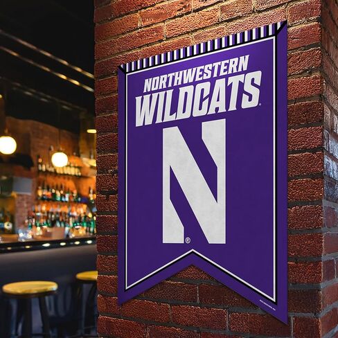 Rico Industries NCAA Northwestern Wildcats Rafter Felt Pennant in Kuwait