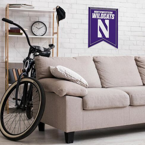 Rico Industries NCAA Northwestern Wildcats Rafter Felt Pennant in Kuwait