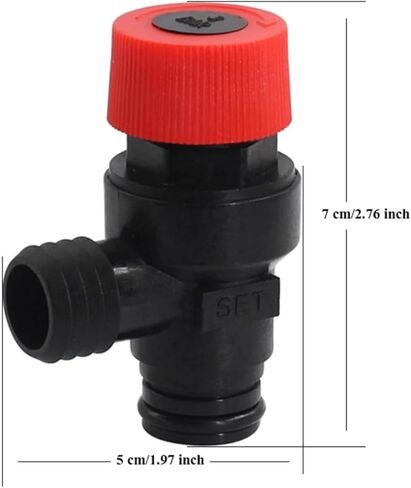 1pcs Plastics Safety Valves Valve Snap Type Thread Universal Spare Parts for Gas Boilers in Kuwait
