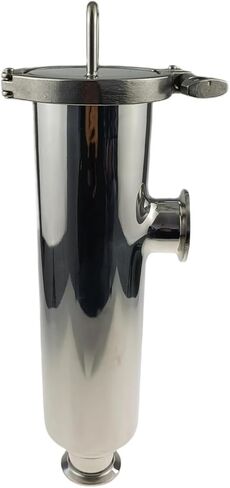 OD38mm (TC50.5mm) مرشح زاوية ثلاثي المشبك على شكل حرف L مرشح ملفوف على شكل إسفين SS304 من الفولاذ المقاوم للصدأ (OD76 مم، 300 شبكة) in Kuwait
