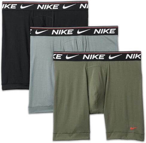 Nike Men's Ultra Comfort Long Leg Boxer Brief Underwear (3-Pack) in Saudi Arabia
