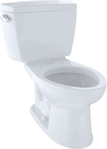 TOTO Drake Elongated Bowl and Tank, Cotton White - CST744S#01, 12 inch in Kuwait