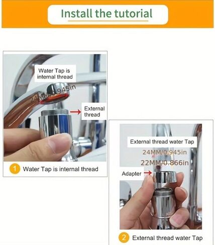 LED Faucet Light, 3-Color Temperature Sensitive Gradient Water Glow, Universal Faucet Spout Light for Kitchen & Bathroom Sink Tap(3 Color-1PC) in Kuwait