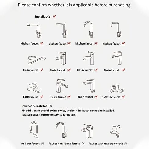 LED Faucet Light, 3-Color Temperature Sensitive Gradient Water Glow, Universal Faucet Spout Light for Kitchen & Bathroom Sink Tap(3 Color-1PC) in Kuwait
