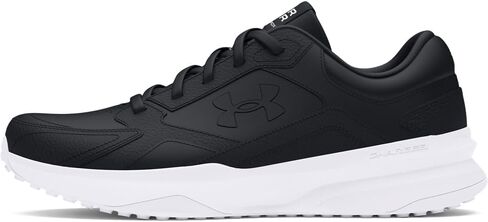 Under Armour 3028375-1-10 Men's UA Edge Leather Training Shoes Black 10 in Saudi Arabia