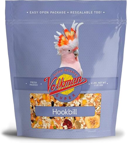 Volkman Seed Avian Science Super Hookbill Bird Food 4lb in Saudi Arabia