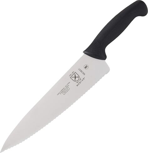 Mercer Culinary M23831 مقبض أسود ميلينيا، حافة مموجة 25.4 سم، سكين الشيف in Kuwait