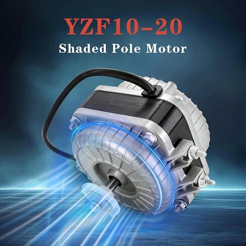 YZF10-20 مروحة محرك تيار متردد 120 فولت 10/55 وات 1550 دورة في الدقيقة، مكثف مشعاع تهوية ثلاجة مروحة محرك بديل لمكونات مكثف الثلاجة in Kuwait