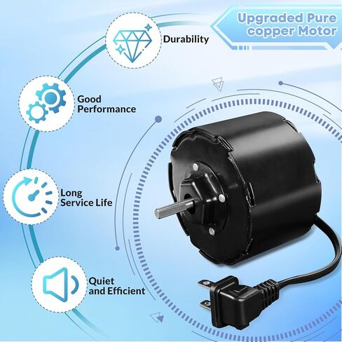 JA2C0208-1، استبدال محرك مروحة العادم 23405SER، S23405SER متوافق مع Broan Nutone 8661 MH8661N 8662 8662NL 8671 8672 8831 8832 8833 in Kuwait