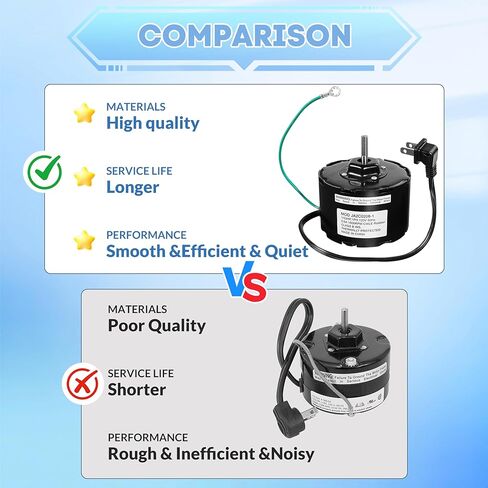 JA2C0208-1، استبدال محرك مروحة العادم 23405SER، S23405SER متوافق مع Broan Nutone 8661 MH8661N 8662 8662NL 8671 8672 8831 8832 8833 in Kuwait