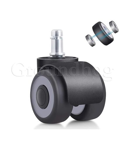 Chair Wheels M10/M11 Rod 2 Inch Heavy Duty Casters 4 Bearings 5Pcs(M11x20mm) in Saudi Arabia