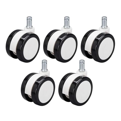 Office Chair Wheel Noise Free Smooth Gliding Universal Fit Casters 5Pcs(2 inch) in Kuwait