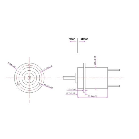 Small Capsule Slip Ring 1PCS Large Power Conductive Slipring Dia 35mm 2CH 40A High Current Wind Turbine Conductive Ring Flange Collector Joint Connector in Saudi Arabia