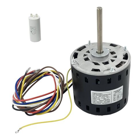 محرك مروحة منفاخ الفرن 5KCP39PGS171S 3/4 HP 1075RPM/4SPD 115V 60HZ 8.35A 4 سرعات متوافق مع GE Gen-teq Carrier Bryant Payne 5KCP39NGZ205S 45118 HC45AE118A in Kuwait