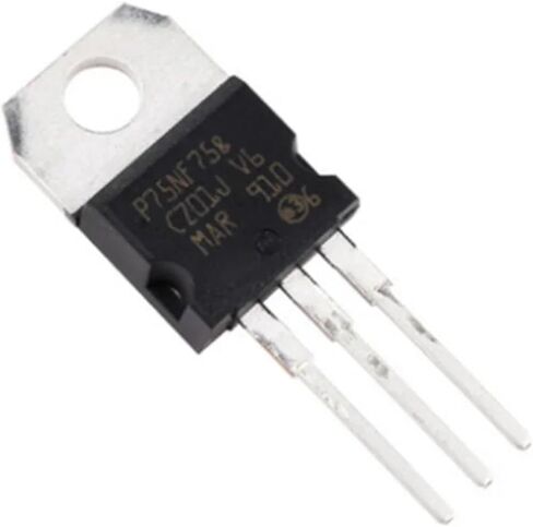 STP10NK80Z STP10NK80ZFP STP75NF75 TO-220 P75NF75 75N75 الترانزستور 10 قطعة (STP75NF75) in Kuwait