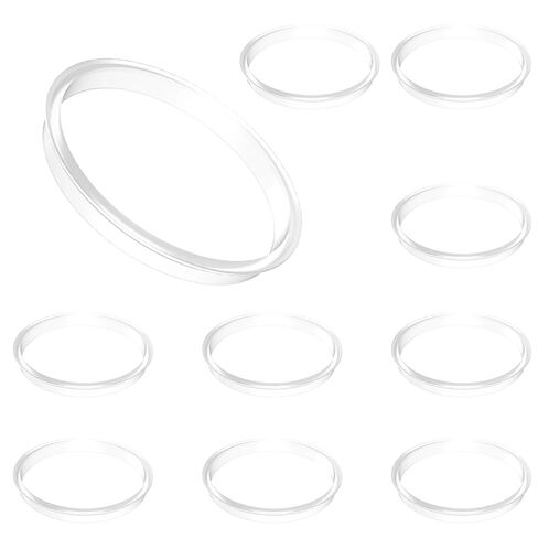 GL 45 Laboratory Bottle Pouring Ring PP Plastics GL 45 Ring Fit with Gl45 Vial Thread(Clear 20pcs) in Saudi Arabia