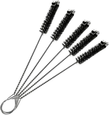 SnowTree - 10 Pack Fan Tip Nylon Bristle Cleaning Brush for Glass Pieces - Anti Scratch Fan Tip to Protect Glass Surfaces and Tubes in Kuwait